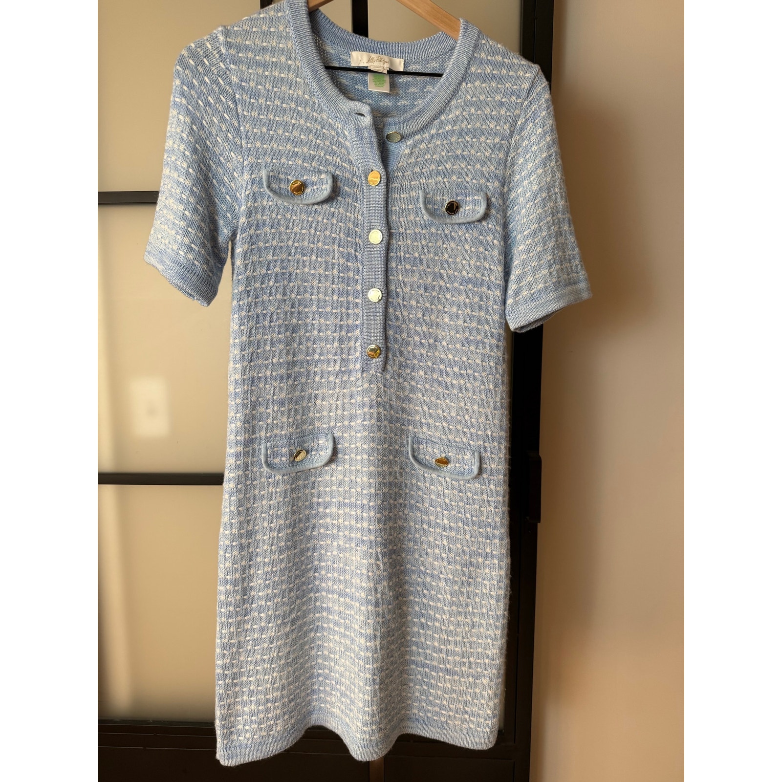 Lilly Pulitzer Theodorah Sweater Dress In Blue Size Small